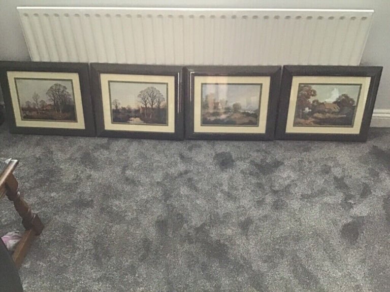 VINCENT SELBY 4 FRAMED COUNTRYSIDE PRINTS
