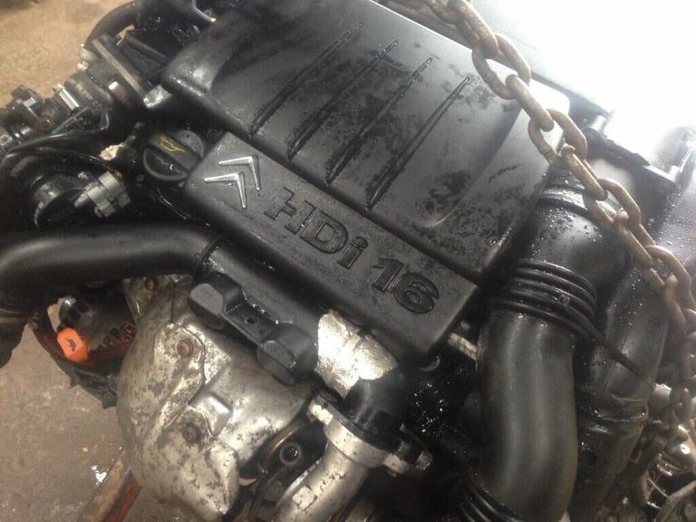 CITROEN BELINGO 1.6HDI COMPLETE ENGINE AND BOX 2007 LOW MILEWS 78K 