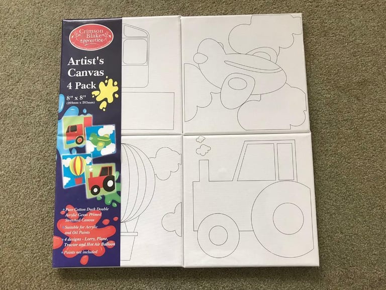 image for Canvas - Child’s 4 Pack