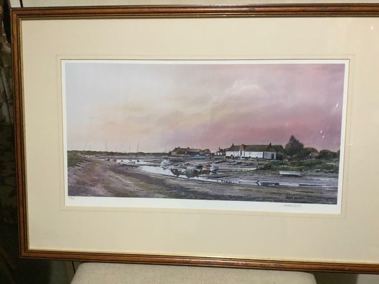 image for BURNHAM OVERY  FRAMED PRINT LIMITED EDITION  90/500