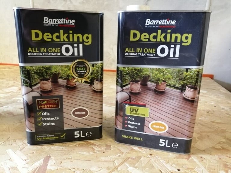 Decking Oil Various Colours, 5ltr £58.00