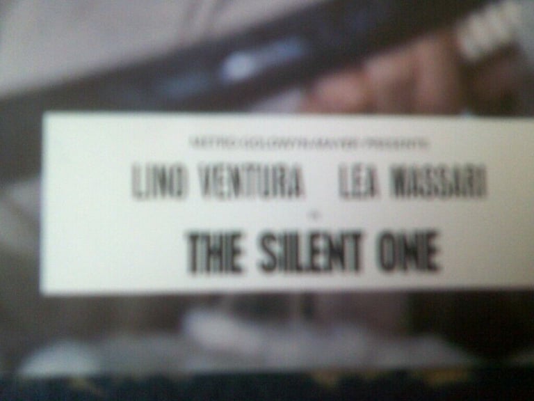7 ORIGINAL CINEMA LOBBY PHOTO CARDS THE SILENT ONE  LINO VENTURA   BUYER COLLECTS  