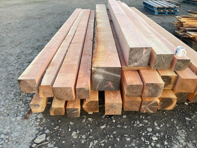 image for Douglas Fir Dimensional Timber and Posts, 4.9m length, 6x6, 8x8, 10x10, 13x13  wood, plank, lumber