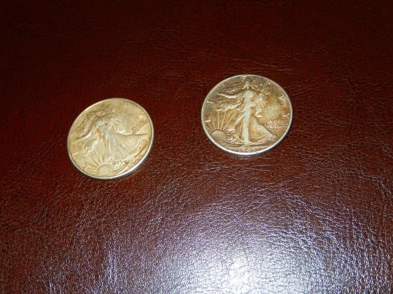 2 AMERICAN HALF DOLLARS INCLUDING SIGNED FOR POST AND PACKING