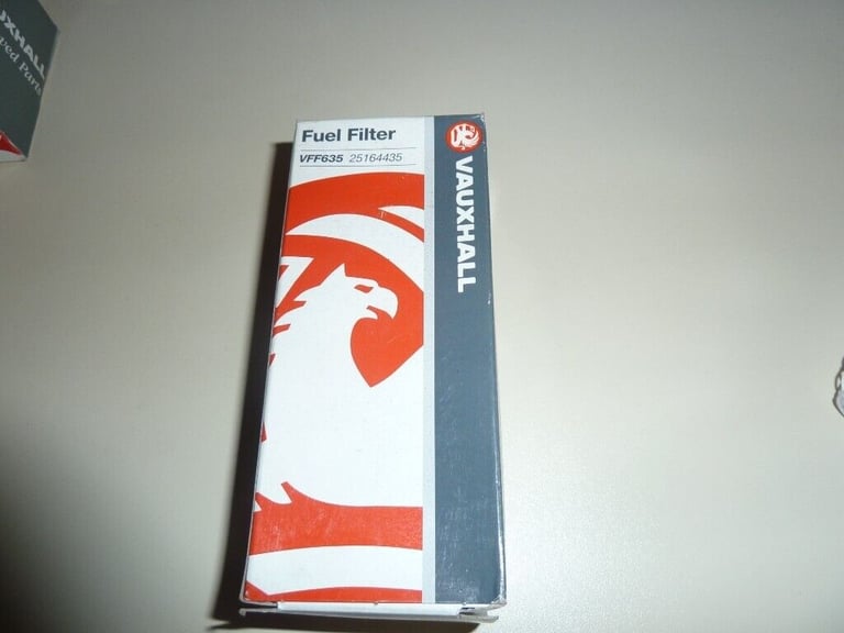 image for in line petrol filter for vauxhall , or any car with rubber pipe 1/4 or 5/16 in.
