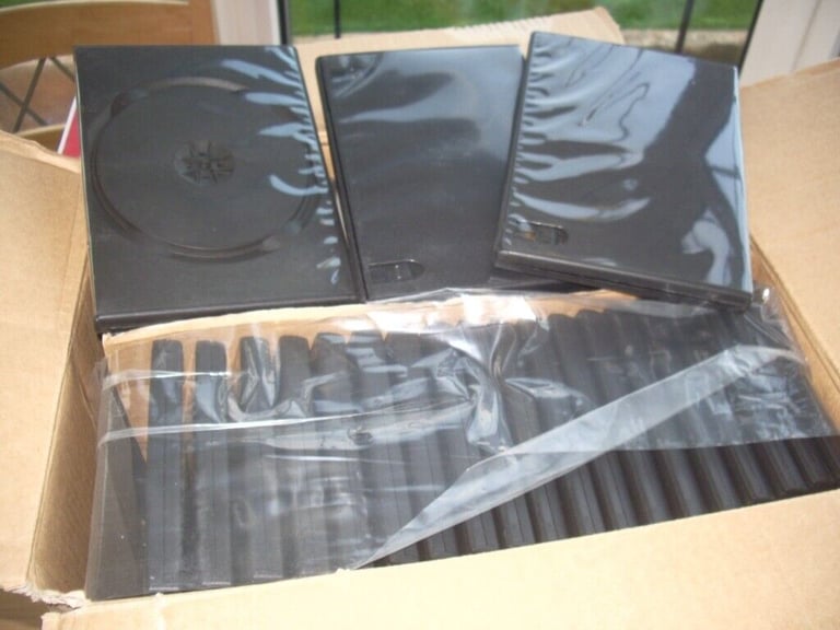 DVD CASES BRAND NEW BOX OF OVER 100 