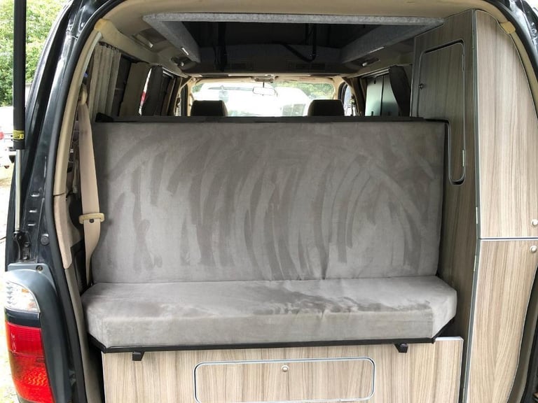 2006 RUST FREE Nissan ELGRAND POP TOP 4 BERTH NEW SIDE CAMPER CONVERSION 64K
