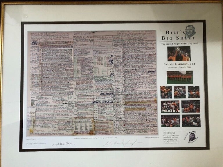 image for Bill’s Big Sheet - England v Australia 1991