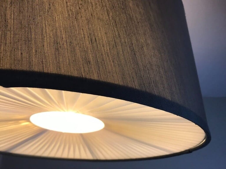 Beautiful Ceiling Pendant Lampshade (Grey) - Mint condition