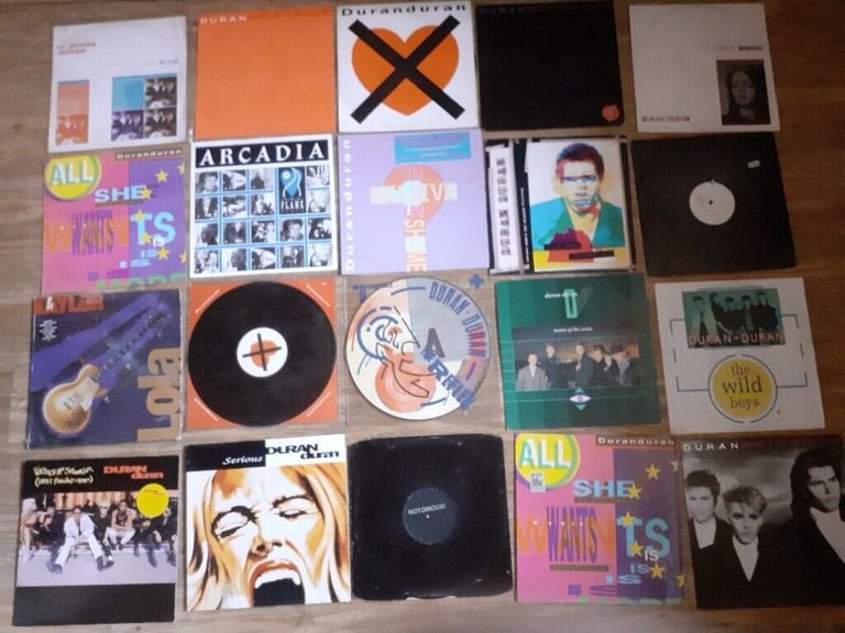62 x duran duran vinyl  / cd / tour progs