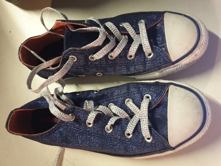 image for Converse girls trainers size 3 