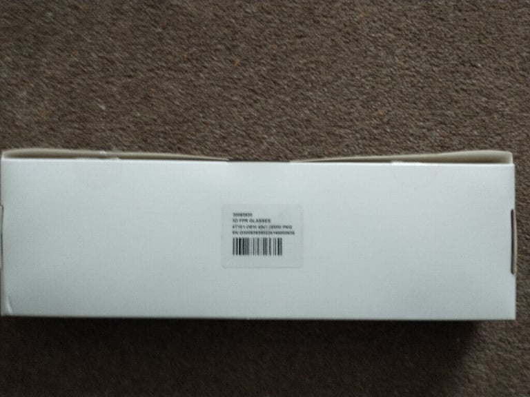  3D FPR Panel glasses - set of four, boxed with cleaning cloth. New, unused.