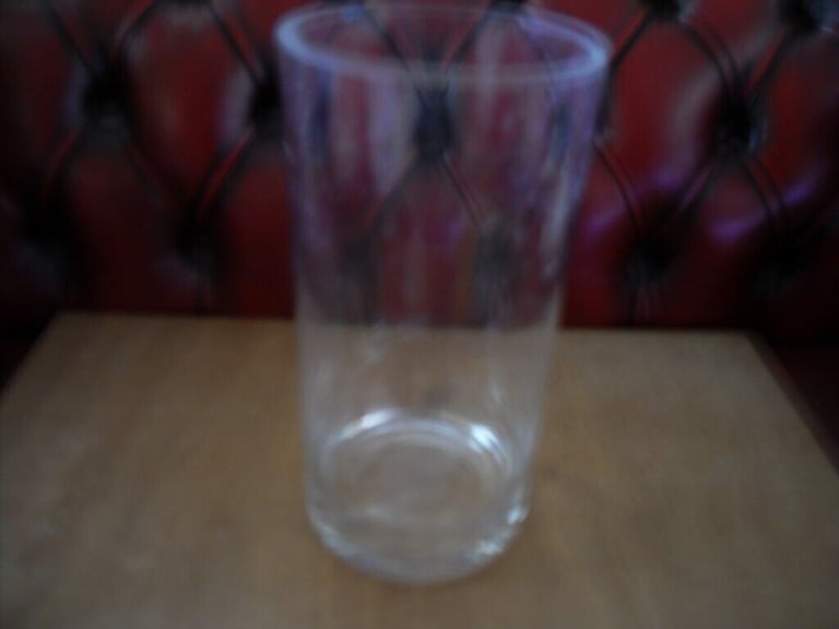 image for Lovely Thick Clear Glass Vase for Lovely Flowers - £10