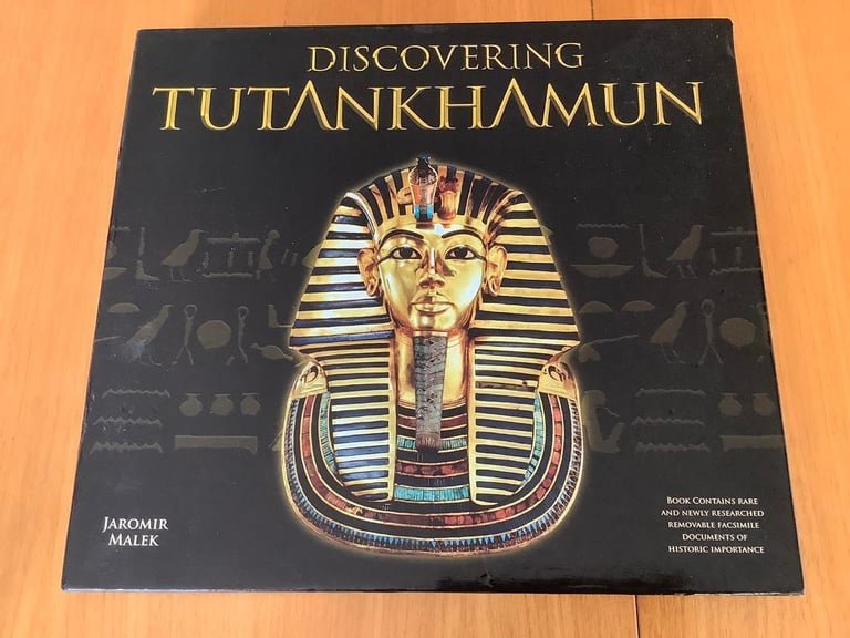 Egyptology Discovering TUTANKHAMUN Book & Docs by Jaromir Malek VGC 