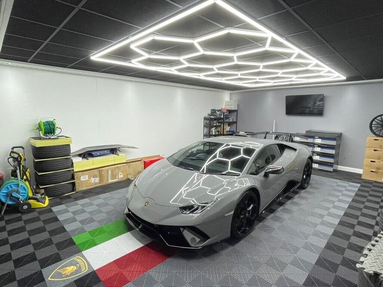 Tuff Lite LED Hex Lighting for Garages Showrooms Gyms Salons
