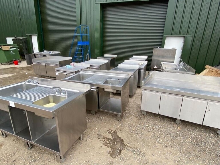 image for Catering equipment commercial stainless steel sinks basins restaurant items 