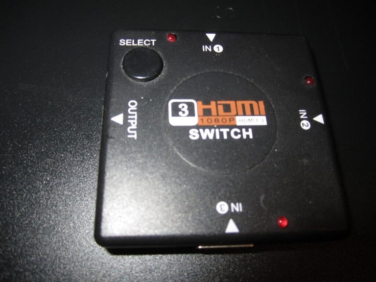 Hdmi 3 Port Switch AUTO Switcher Splitter Selector HUB Box Cable HDTV