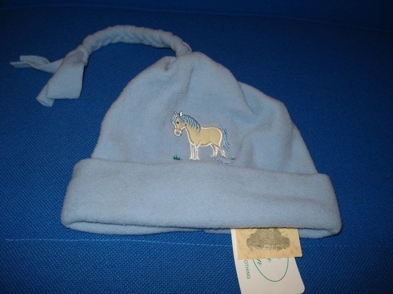 image for LITTLE GIRLS FLEECE PONY HAT  RRP - £12.95