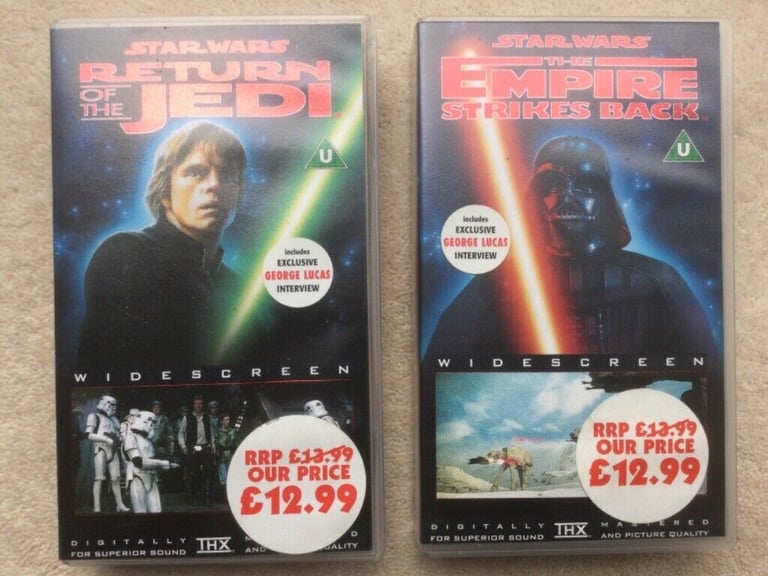 image for 🎞🎞🎞 STAR WAR VIDEOS X 2 🎥🎥🎥
