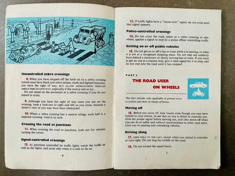 Original 1961 Highway Code including new Licence Holder