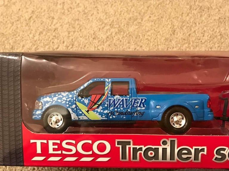 Pick Up, Trailer And Car Set