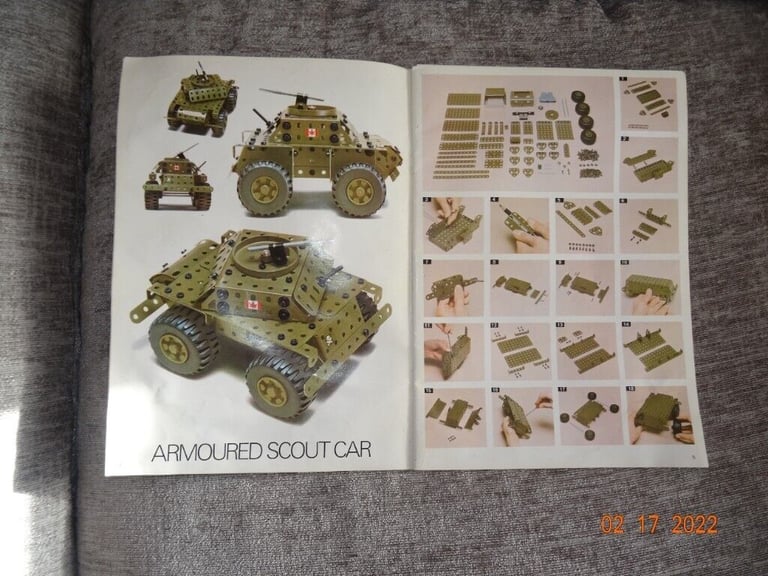 Meccano Army Multikit Models Vintage