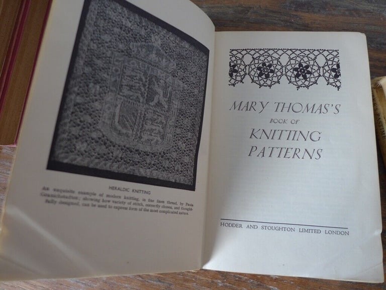 Four collectable vintage knitting hardbacks. THREE FIRST EDITIONS. See titles and details below.