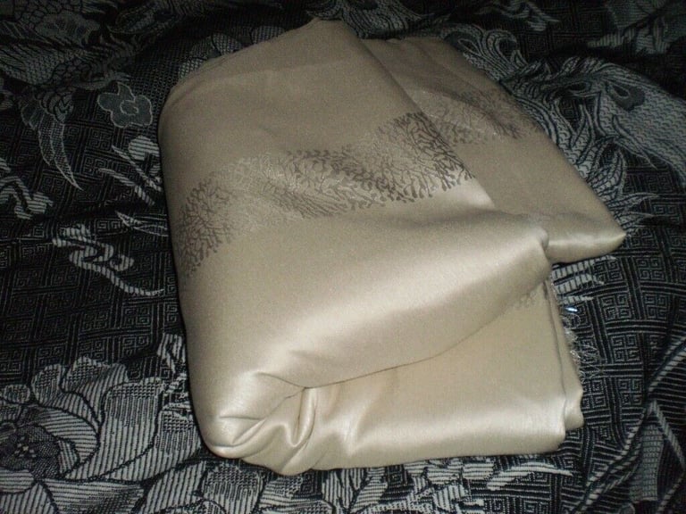 Fabric  Good Quality  Fabric  Pale Silver  Colour New 
