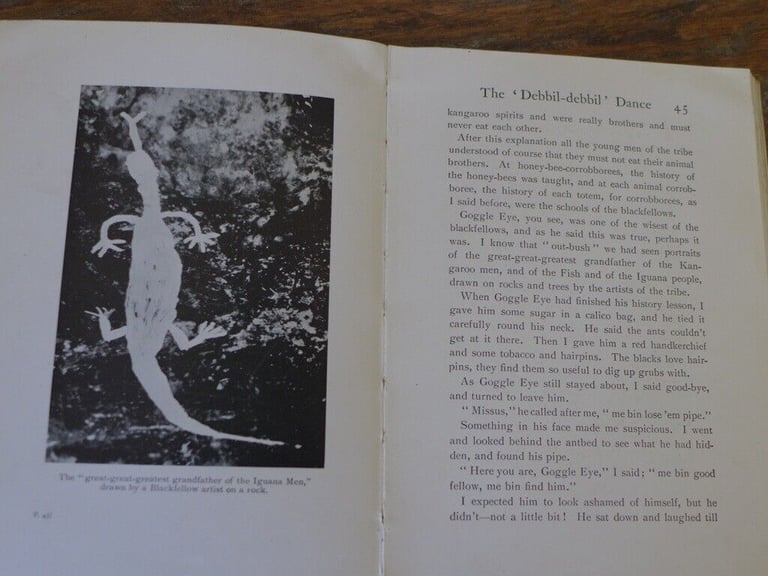 RARE Antique Australian Story: THE LITTLE BLACK PRINCESS OF THE NEVER-NEVER. By Mrs Aeneas Gunn