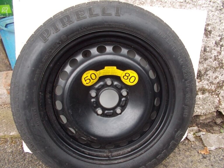 Pirelli 125 85 R16 tyre off a Volvo Space saver wheel & Tyre