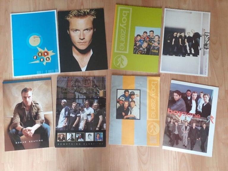 image for 7 x boyzone ronan keating tour programmes 