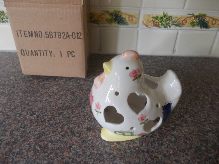 New boxed ornament cotton wool ball container