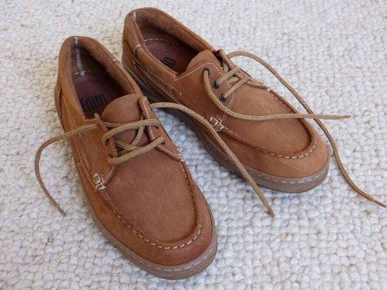 EDITO FRENCH TAN SUEDE SHOES SIZE EUR 43 (UK 8.5) NEW & NEVER WORN | in  Bangor, County Down | Gumtree