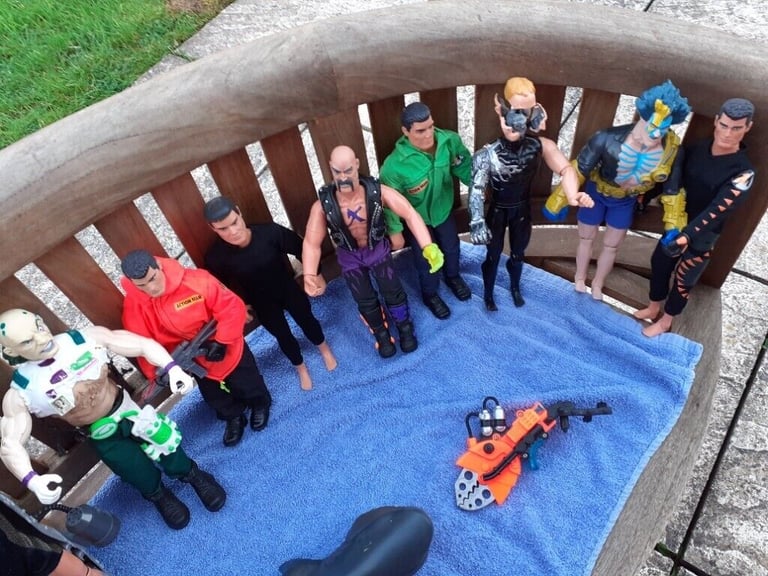 Vintage Selection of Figures, mostly Action Man.