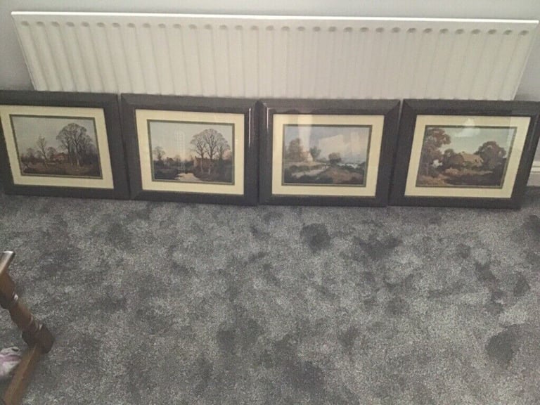 image for VINCENT SELBY 4 FRAMED COUNTRYSIDE PRINTS