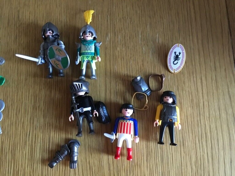 Playmobil Castle With Working Drawbridge & Extra Knights