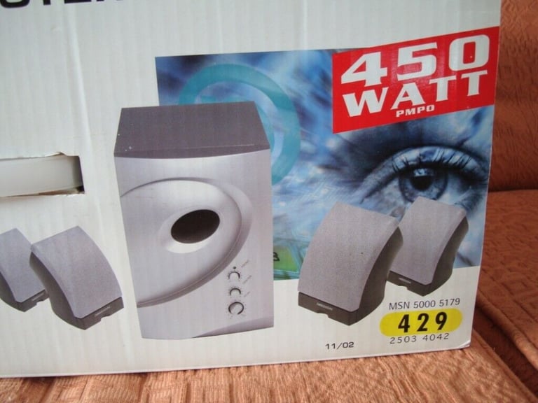 MEDION 5.1 ACTIVE SOUND SYSTEM, BOXED.