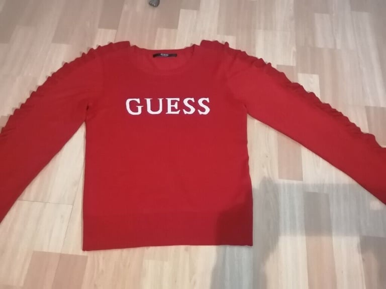  Designer GUESS Unusual Stylish Jumper. Ladies. Size : M