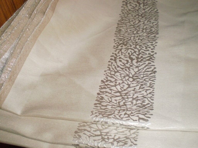 Fabric  Good Quality  Fabric  Pale Silver  Colour New 