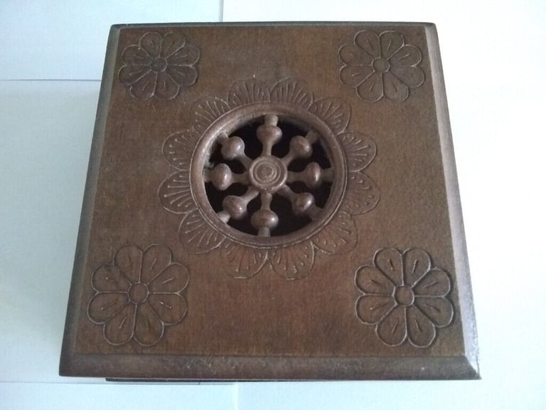 image for Brittany Hand Carved Wooden Box