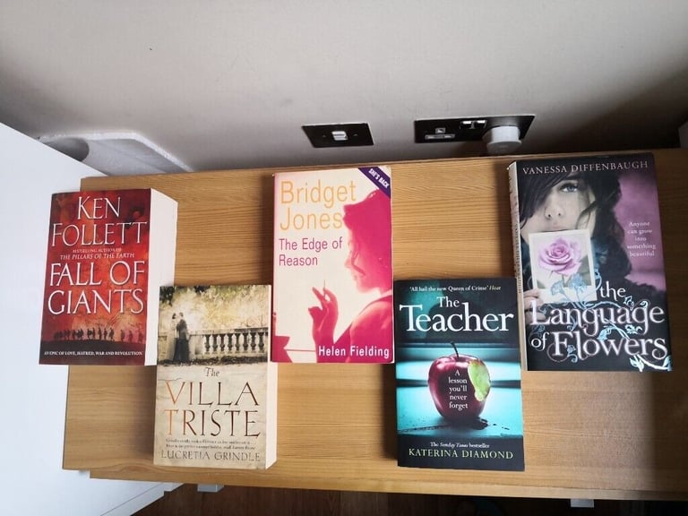 image for 5BOOKS Bundle-The Teacher-The Villa Triste-The Language of Flowers-The Edge of Reason-Fall of Giants
