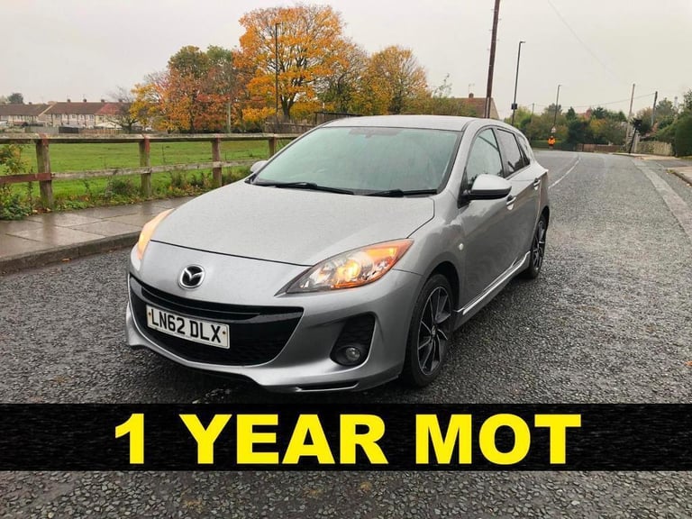 1.6 DIESEL_2012 Mazda 3_manual_1 Year MOT_£30 Tax, 90k Miles_Srvc Hstry_x2 Keys