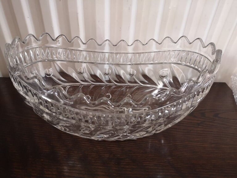 image for a lovely clear long glass vase