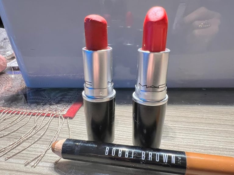 image for 2 X MAC lipstick & Bobby Brown lip pencil 