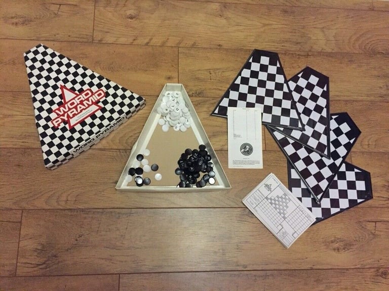 image for Board Game - Word Pyramid Board Game by Abracadabra Games Ltd, 1986, Vintage