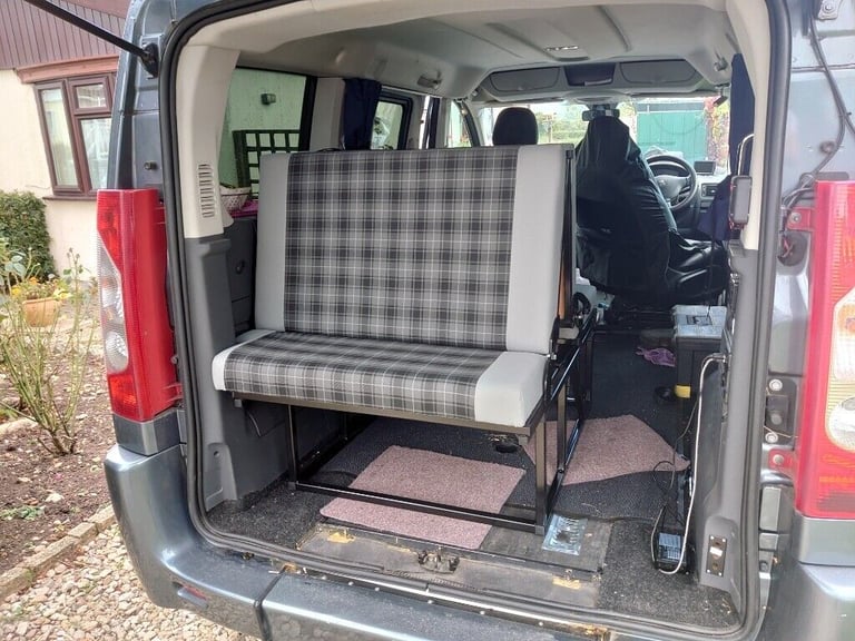 image for Fits most vans, NEW VOLKSWAGEN 2021 GREY TARTAN PATTERN, Rock and roll bed/seat, Delivery from £79