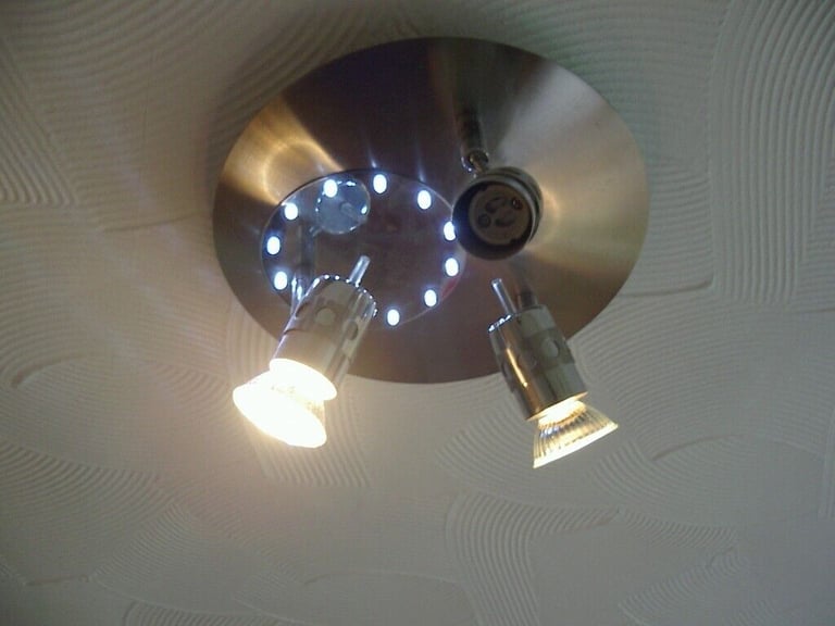 Chrome ceiling spot light