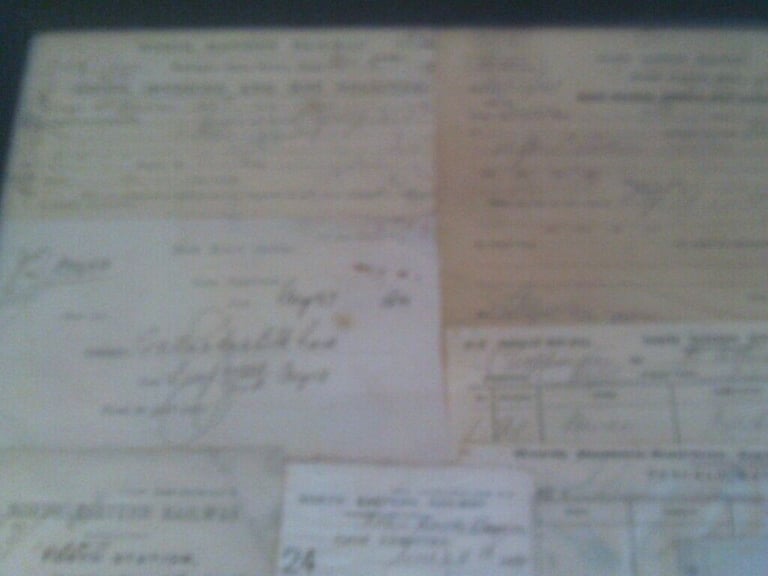 11 MIXED  NORTH EASTERN RAILWAY ITEMS   FRAMED  