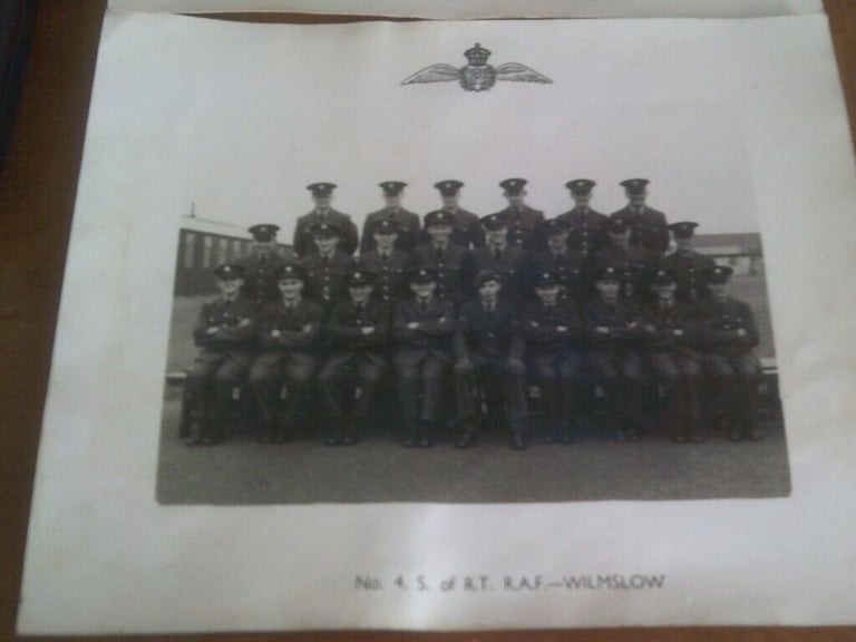 2 RAF WILMSLOW MULTI SIGNED PHOTOS   BUYER COLLECTS 