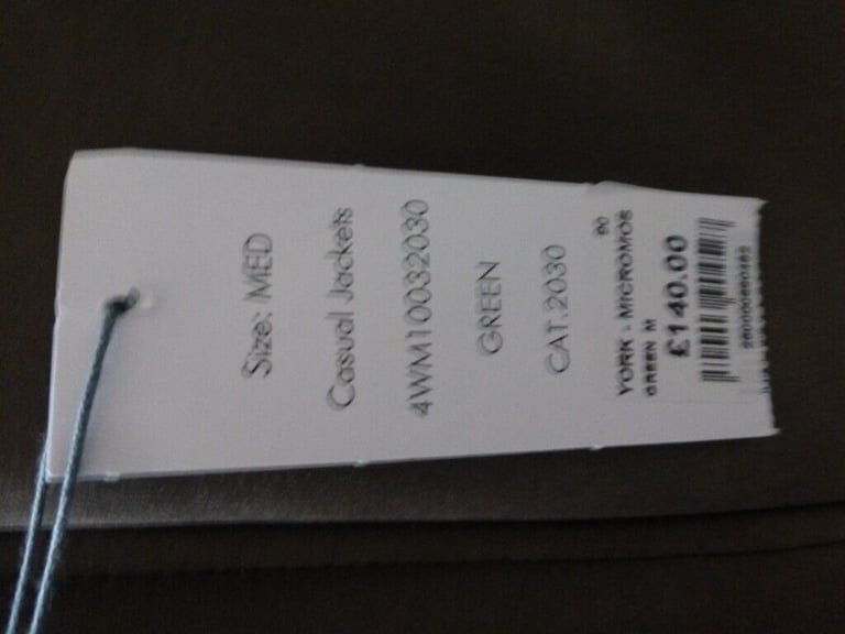 KINGSTON Men's smart/casual 3/4 length coat - Size Medium, brand new with tags (cost £140 new)